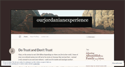 Desktop Screenshot of ourjordanianexperience.wordpress.com