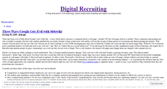 Desktop Screenshot of digitalrecruiting.wordpress.com