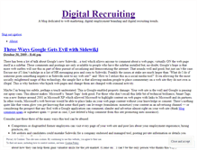 Tablet Screenshot of digitalrecruiting.wordpress.com