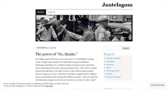 Desktop Screenshot of jantelagom.wordpress.com