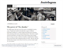 Tablet Screenshot of jantelagom.wordpress.com