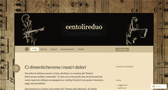 Desktop Screenshot of centolireduo.wordpress.com