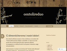 Tablet Screenshot of centolireduo.wordpress.com
