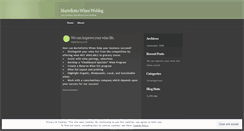 Desktop Screenshot of martwines.wordpress.com