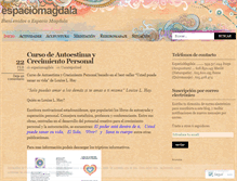 Tablet Screenshot of espaciomagdala.wordpress.com