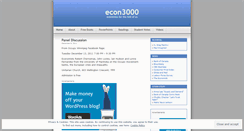 Desktop Screenshot of econ3000.wordpress.com