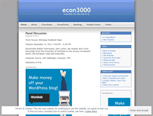 Tablet Screenshot of econ3000.wordpress.com