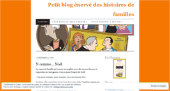 Desktop Screenshot of nosfamilles.wordpress.com