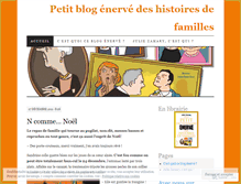 Tablet Screenshot of nosfamilles.wordpress.com