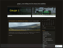 Tablet Screenshot of gauge1.wordpress.com