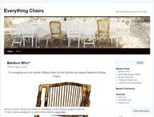 Tablet Screenshot of everythingchairs.wordpress.com