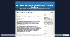 Desktop Screenshot of jacksonvillepressurewashing.wordpress.com