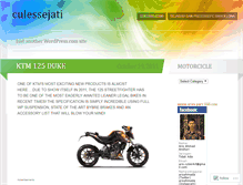 Tablet Screenshot of culessejati.wordpress.com