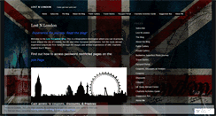 Desktop Screenshot of lostnlondon.wordpress.com