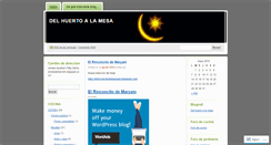 Desktop Screenshot of delhuertoalamesa.wordpress.com