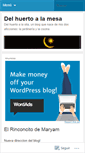 Mobile Screenshot of delhuertoalamesa.wordpress.com