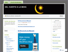 Tablet Screenshot of delhuertoalamesa.wordpress.com