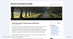 Desktop Screenshot of kumarajeeva.wordpress.com