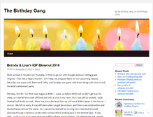 Tablet Screenshot of birthdaygang.wordpress.com