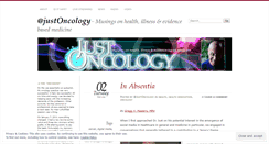 Desktop Screenshot of justoncology.wordpress.com