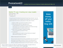 Tablet Screenshot of prestation622.wordpress.com