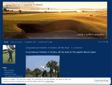 Tablet Screenshot of gregduncangolf.wordpress.com