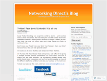 Tablet Screenshot of networkingdirect.wordpress.com