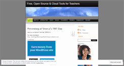 Desktop Screenshot of opensourcecloudtoolsforteachers.wordpress.com