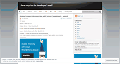 Desktop Screenshot of javasoup.wordpress.com