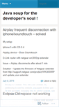 Mobile Screenshot of javasoup.wordpress.com