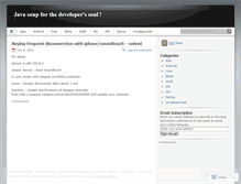 Tablet Screenshot of javasoup.wordpress.com