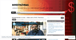 Desktop Screenshot of investduvidas.wordpress.com
