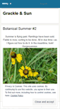 Mobile Screenshot of grackleandsun.wordpress.com