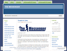 Tablet Screenshot of hismessenger.wordpress.com