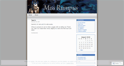 Desktop Screenshot of missrumpus.wordpress.com