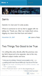 Mobile Screenshot of missrumpus.wordpress.com