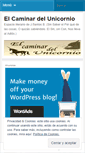 Mobile Screenshot of elcaminardelunicornio.wordpress.com