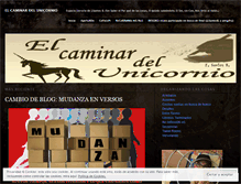 Tablet Screenshot of elcaminardelunicornio.wordpress.com