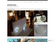 Tablet Screenshot of antonyhall.wordpress.com