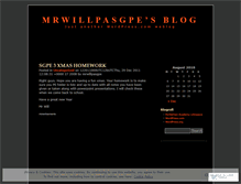 Tablet Screenshot of mrwillpasgpe.wordpress.com