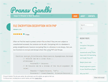 Tablet Screenshot of pranav1987.wordpress.com