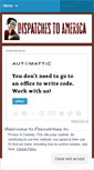 Mobile Screenshot of dispatchestoamerica.wordpress.com