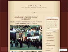 Tablet Screenshot of ilovenailsmty.wordpress.com