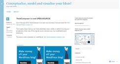 Desktop Screenshot of conceptmodeler.wordpress.com