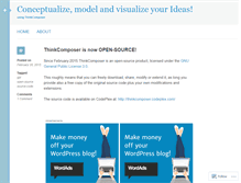 Tablet Screenshot of conceptmodeler.wordpress.com