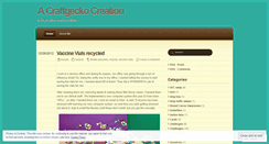 Desktop Screenshot of craftgecko.wordpress.com