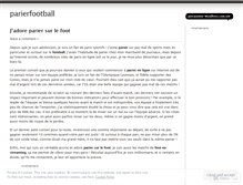 Tablet Screenshot of parierfootball.wordpress.com