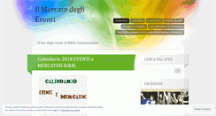 Desktop Screenshot of ilmercatodeglieventi.wordpress.com