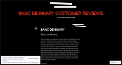 Desktop Screenshot of infotrac.bancdebinarycustomerreviews.wordpress.com