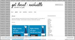 Desktop Screenshot of getlocalnashville.wordpress.com